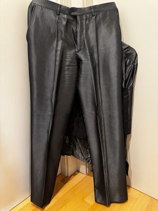 Traje Novio Rocky Moles Ceremonia Gris/Negro.