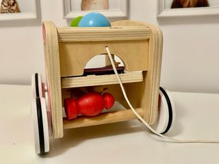 Coche Xilófono Hape Madera Martillo