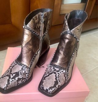 Botines Alma en Pena Piel Talla 37