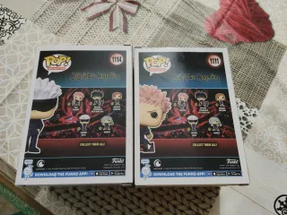 Funko Pop! Yuji Itadori 1111 y Satoru Gojo 1114