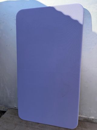 Base tapizada 105x190cm tela morada