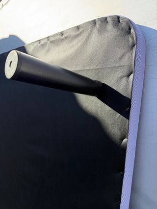 Base tapizada 105x190cm tela morada