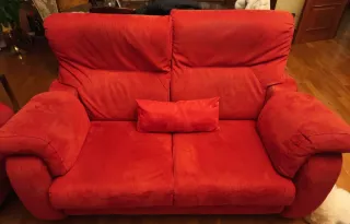 Sofá 2 plazas + Sofá 3 plazas Rojo