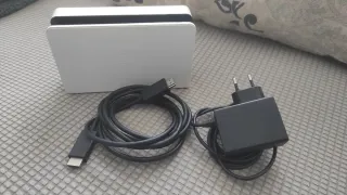 Nintendo Switch OLED Blanca + Pro Controller + SD