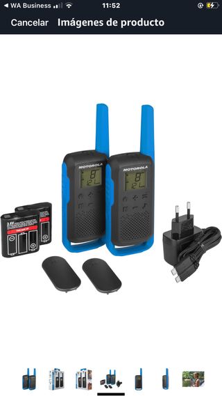 Radios Motorola T62 PMR (2 unidades)