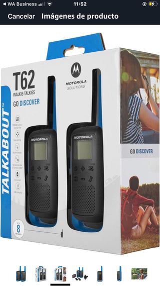 Radios Motorola T62 PMR (2 unidades)