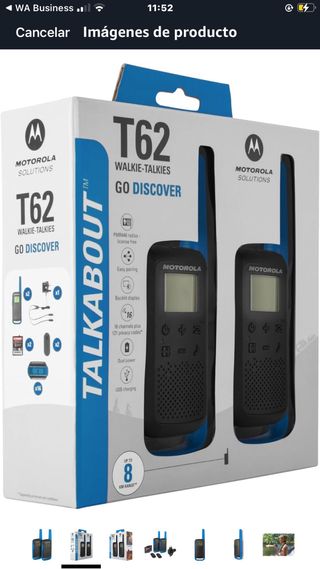 Radios Motorola T62 PMR (2 unidades)