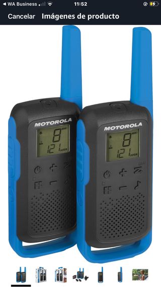Radios Motorola T62 PMR (2 unidades)