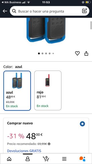 Radios Motorola T62 PMR (2 unidades)