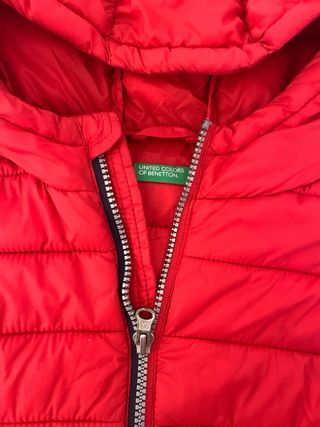 Chaleco Benetton Rojo Talla 8-9 Años