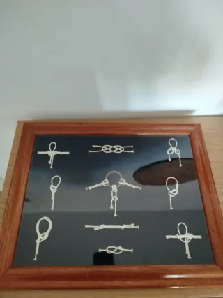 nudos marineros en cuadro