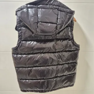 Chaleco Moncler Negro Plumas