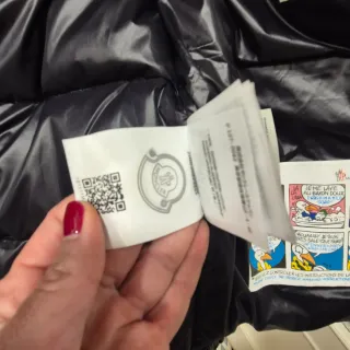 Chaleco Moncler Negro Plumas