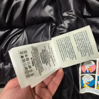 Chaleco Moncler Negro Plumas