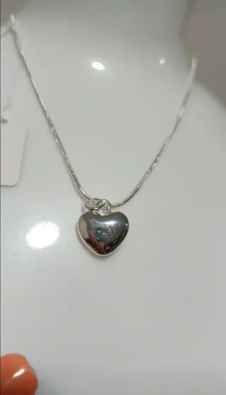 Collar Corazón Plata