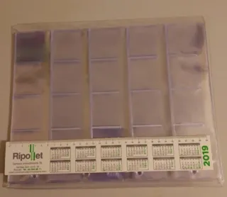 Paquete 10 hojas para monedas