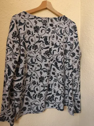 Jersey Sfera floral gris