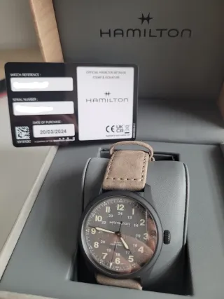 Reloj Hamilton Khaki Field Titanium Automatico