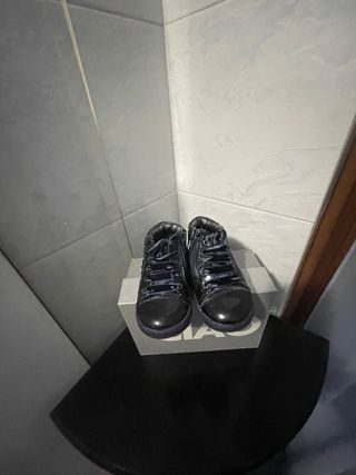 Scarpe bambina blu con paillettes