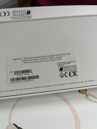 Apple Watch Series 9 GPS Rosa/Plata de 41mm