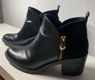 Botines Zara Negro Talla 40