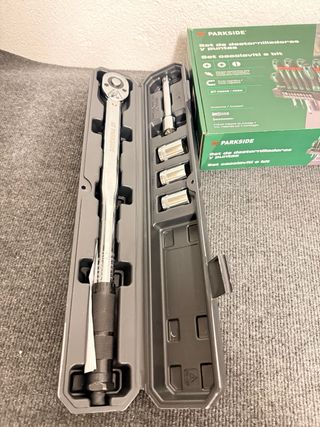 Lote 2 Herramientas Parkside: Llave Dinam.