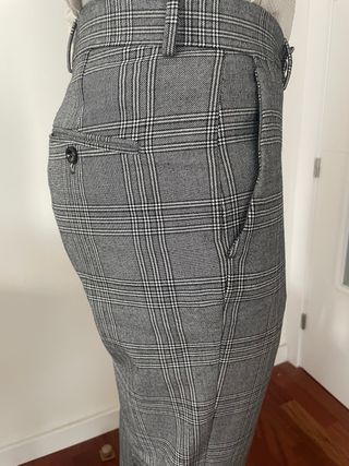 NUEVO Pantalón ZARA cuadros