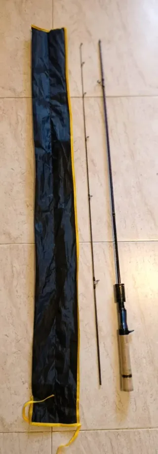 Caña de pesca 1.98m 2-8LB Para carrete rotativo.