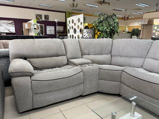 Sofá Rinconera Eléctrico Gris