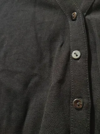 ZARA - Camisa tejida negra