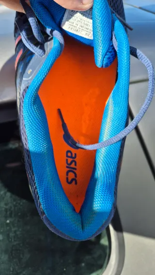 Tenis Asics gel-pulse 9 Running Azul Naranja