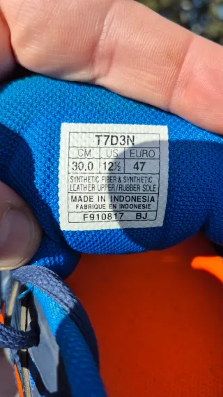 Tenis Asics gel-pulse 9 Running Azul Naranja