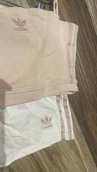 Conjunto Adidas Originals Beige/Rosa