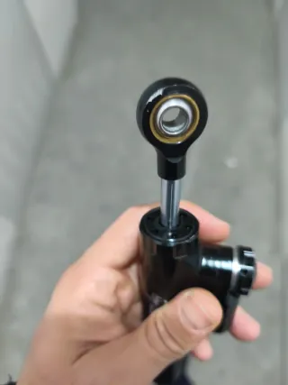 Amortiguador Dirección Moto Negro