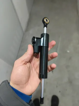 Amortiguador Dirección Moto Negro