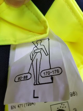 Pantalón Peto Trabajo Alta Visibilidad Amarillo