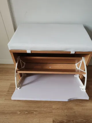 Zapatero blanco 50x30x45