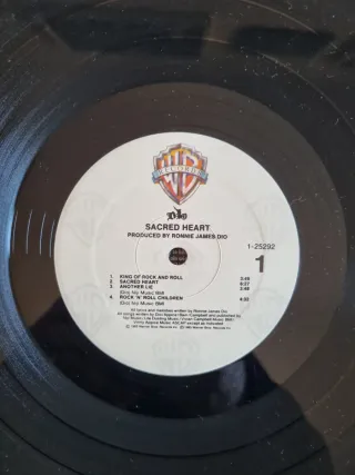 Vinile Dio Sacred Heart 1985