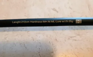 Caña de pescar 210cm MH.M. 5-35g