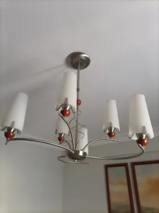 Lámpara de techo 6 brazos