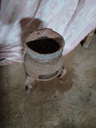 Patas Estufa vl de hierro antigua macetero