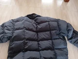 Abrigo de plumas gris hombre XL