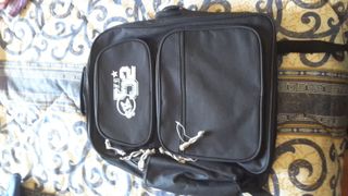 Zaino Scuola Tempo Libero Americano nero Monocolor