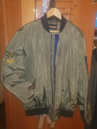 Cazadora Bomber Kaki Talla XXL