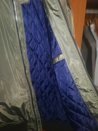 Cazadora Bomber Kaki Talla XXL