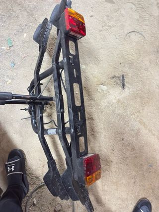 Portabicicletas de bola con luces