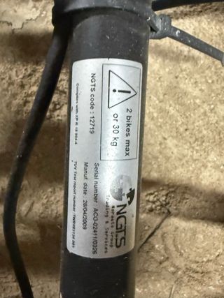 Portabicicletas de bola con luces