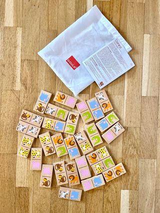 Dominó de madera Goula con animales