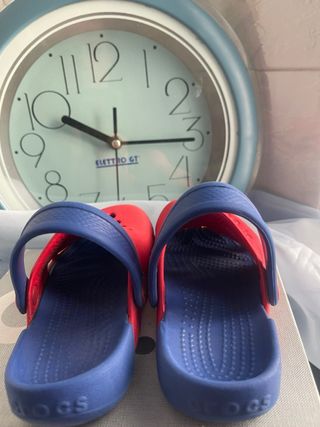 Crocs Rossi e Blu Taglia 27/28