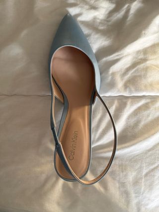 Tacones Calvin Klein Azul Talla 41